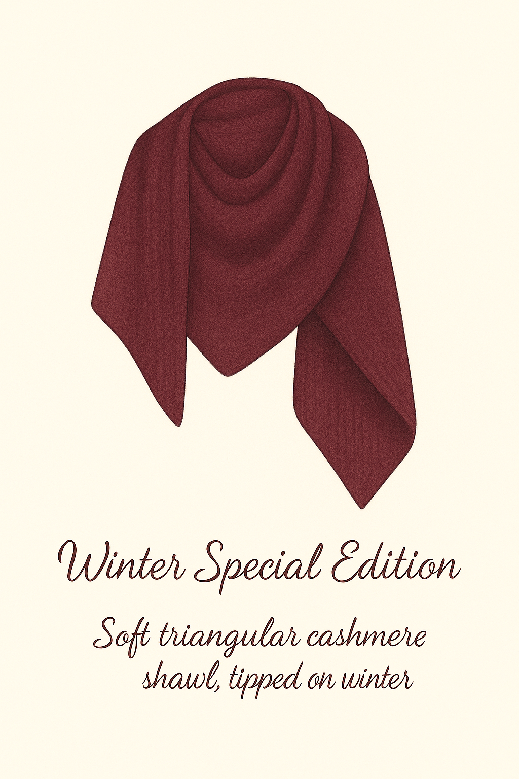 Between Peaks Shawl "Winter Limited Edition"